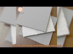 PP Polypropylene Honeycomb Board แผ่นป้องกันพื้นชั่วคราว
