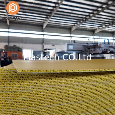 แผ่นพลาสติกโพลีโพรพิลีนกันไฟเกรด V2 หนา 5 มม. 1600 แกรม สำหรับปูพื้นและป้องกันพื้น
