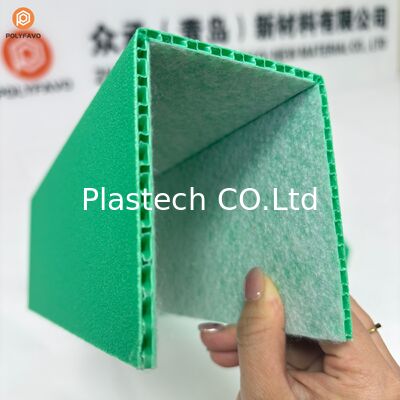 แผ่นกันกระแทกขอบประตูหน่วงไฟ แผ่นรังผึ้ง PP เคลือบ Nonwoven สำหรับทางลาดพื้นบริเวณธรณีประตูภายใน