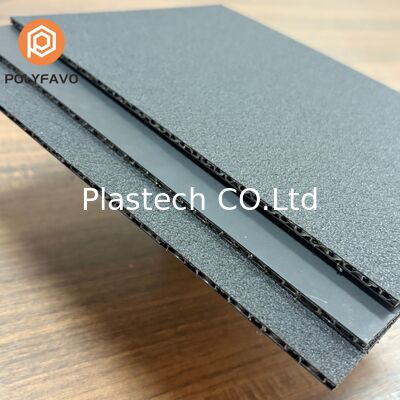 แผงลายรังผึ้ง PP 4 มม. ปรับแต่งได้ เคลือบผิวสำหรับภายในรถยนต์