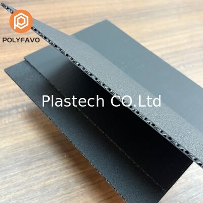 แผงลายรังผึ้ง PP 4 มม. ปรับแต่งได้ เคลือบผิวสำหรับภายในรถยนต์