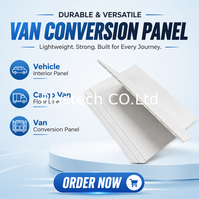 สามารถปรับปรุง 4 มิลลิเมตร PP ผนังผงผึ้ง แผ่นผนัง Laminated คาร์โก Van Ford Wall Liner
