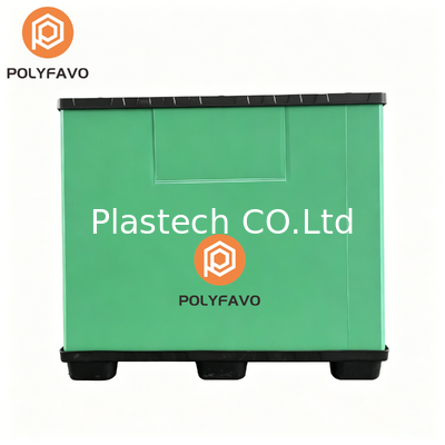 Design Service Collapsible Bulk Box, Custom Openings Cutouts for Warehouse Parts, 10mm 12mm Custom Color Logo Printing