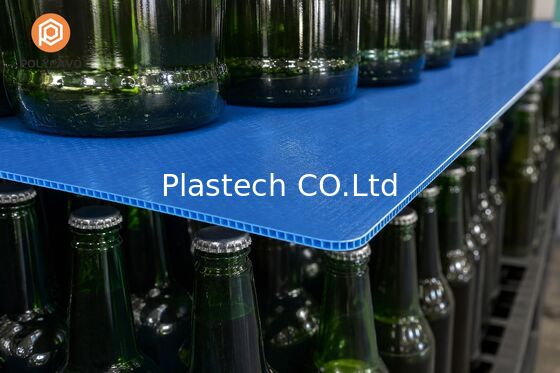 PP Hollow Board Bottle Tray, Cellular Polypropylene Sheet Insert Divider, Wine Bottle Packaging Tray Reusable Lightweight