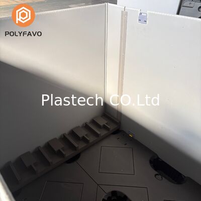 Fast Assembly Two C Type Coaming Box, EVA Lining Protective Design, Foldable Pallet Sleeve Container Stackable
