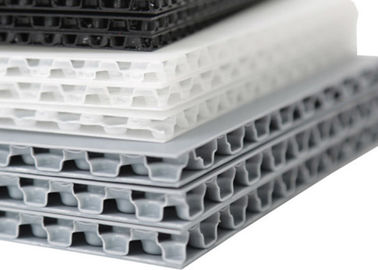 7mm 10mm Black Textured PP Honeycomb Board สำหรับกระเป๋าใส่อลูมิเนียม